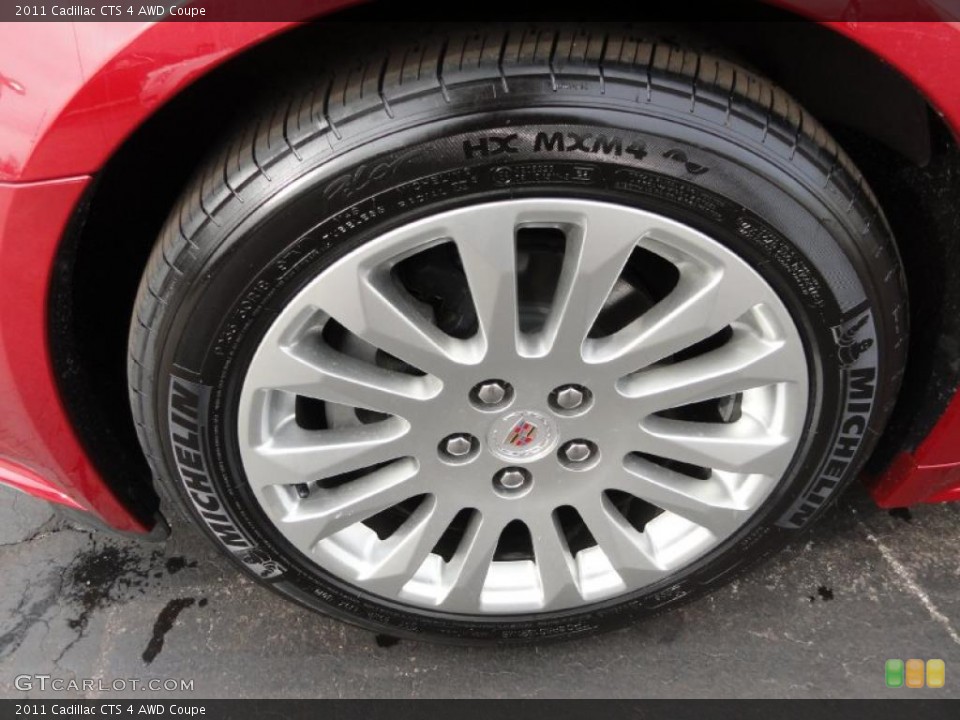 2011 Cadillac CTS 4 AWD Coupe Wheel and Tire Photo #46346114