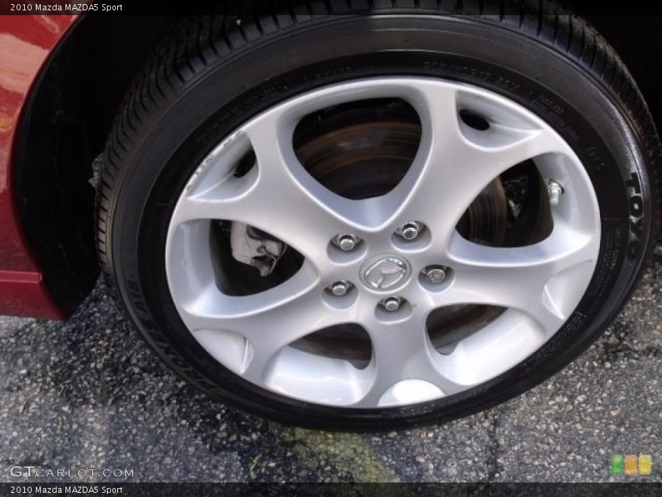 2010 Mazda MAZDA5 Sport Wheel and Tire Photo #46346654
