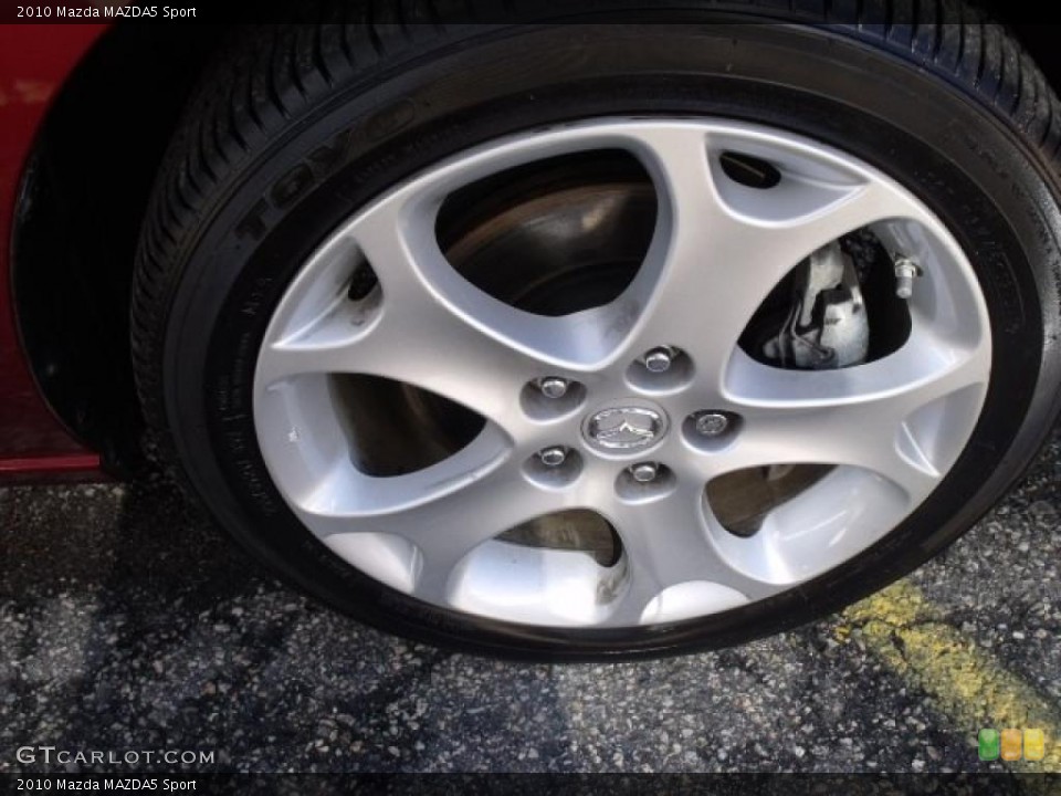 2010 Mazda MAZDA5 Sport Wheel and Tire Photo #46346660