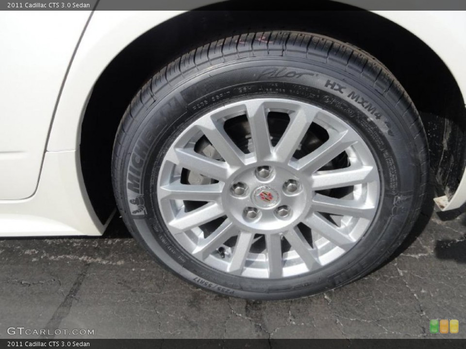 2011 Cadillac CTS 3.0 Sedan Wheel and Tire Photo #46347020