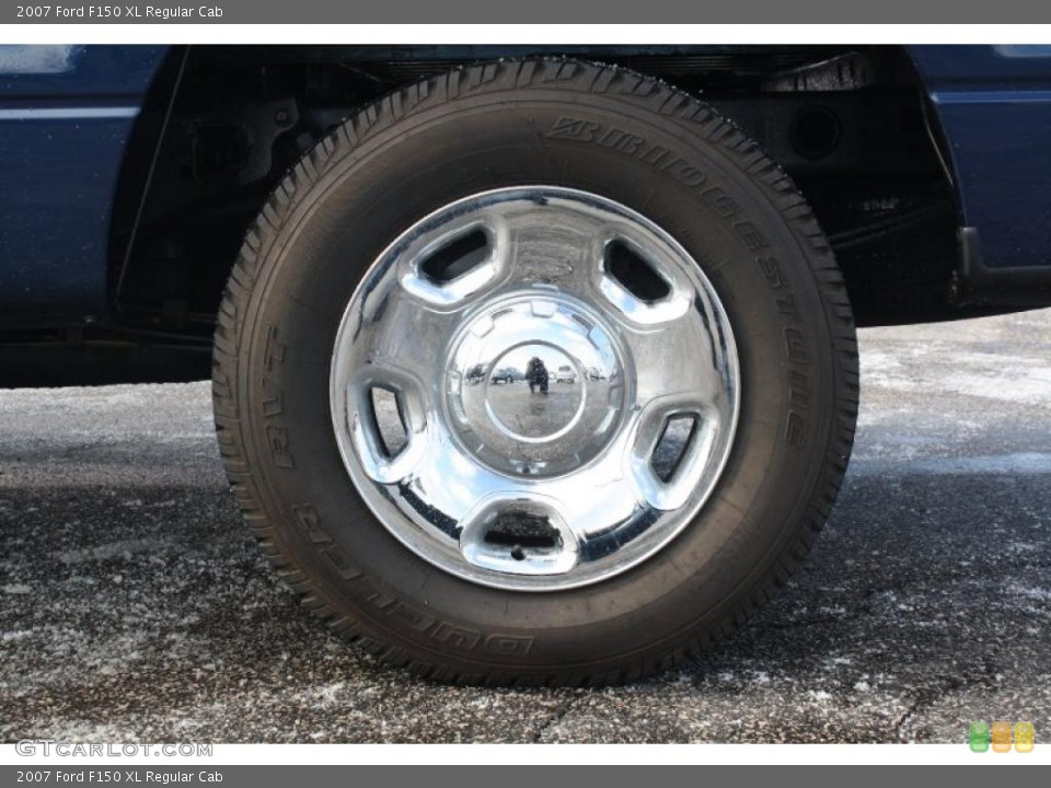 2007 Ford F150 XL Regular Cab Wheel and Tire Photo #46353224