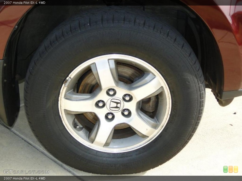 2007 Honda Pilot EX-L 4WD Wheel and Tire Photo #46355573