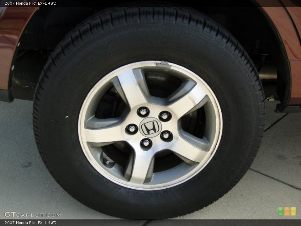 2007 Honda Pilot EX-L 4WD Wheel and Tire Photo #46355588