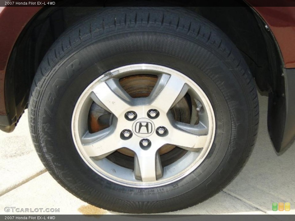 2007 Honda Pilot EX-L 4WD Wheel and Tire Photo #46355600