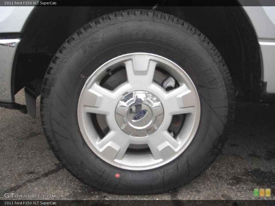 2011 Ford F150 XLT SuperCab Wheel and Tire Photo #46357481