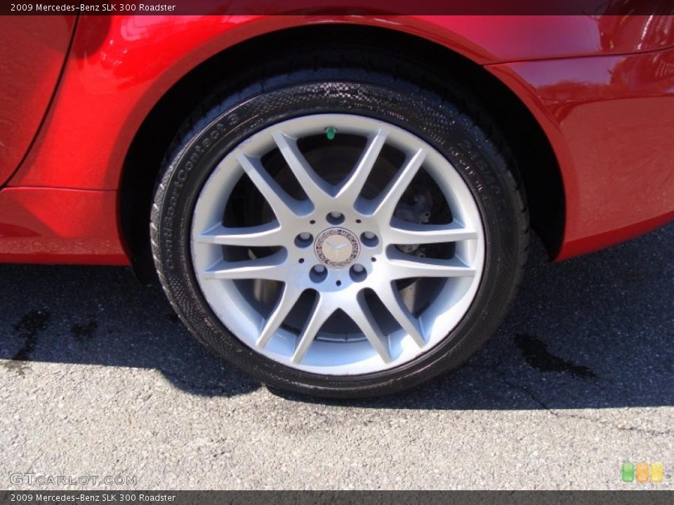 2009 Mercedes-Benz SLK 300 Roadster Wheel and Tire Photo #46365893