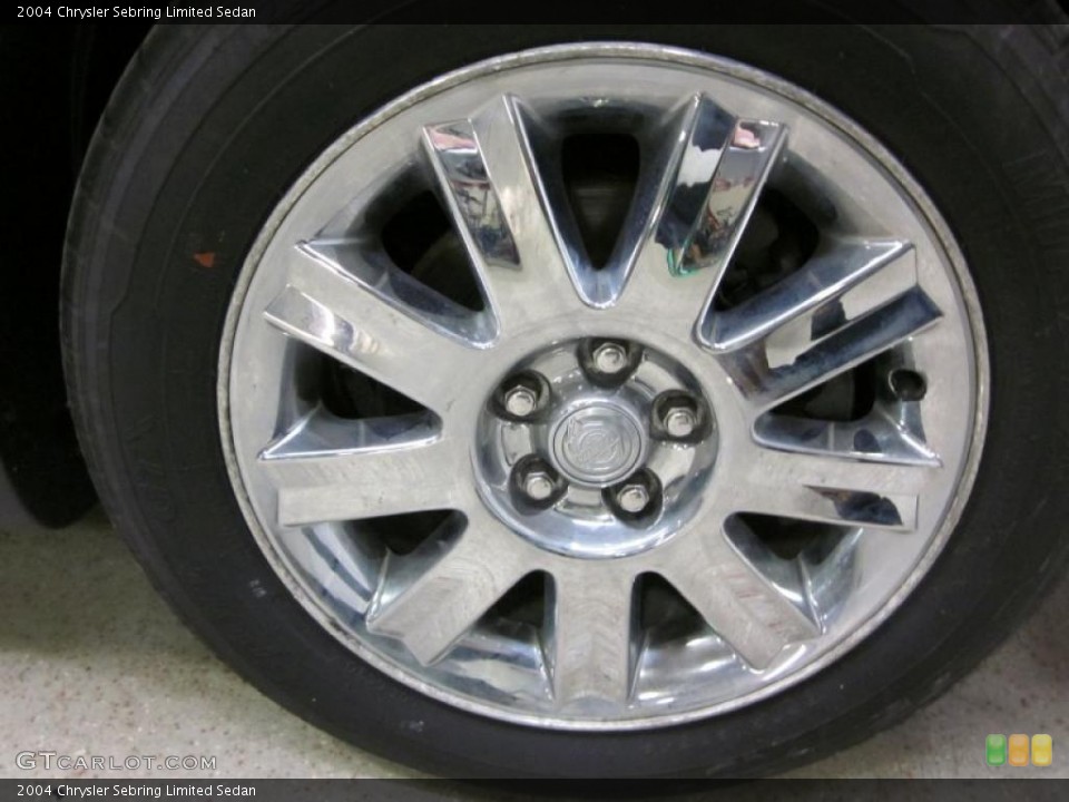 2004 Chrysler Sebring Limited Sedan Wheel and Tire Photo #46370295