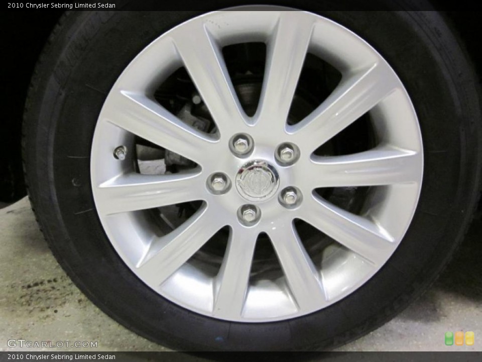 2010 Chrysler Sebring Limited Sedan Wheel and Tire Photo #46370622