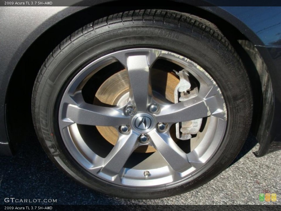 2009 Acura TL 3.7 SH-AWD Wheel and Tire Photo #46372986