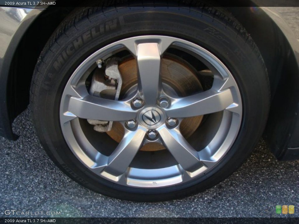 2009 Acura TL 3.7 SH-AWD Wheel and Tire Photo #46373025