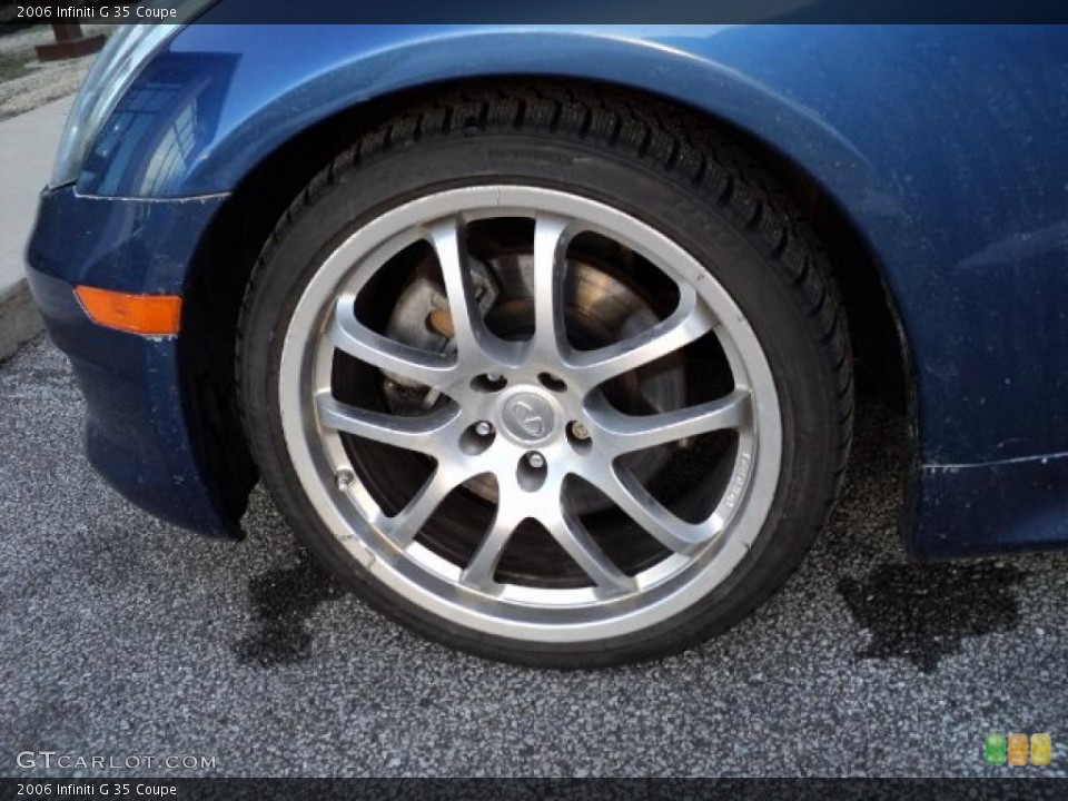 2006 Infiniti G 35 Coupe Wheel and Tire Photo #46387324