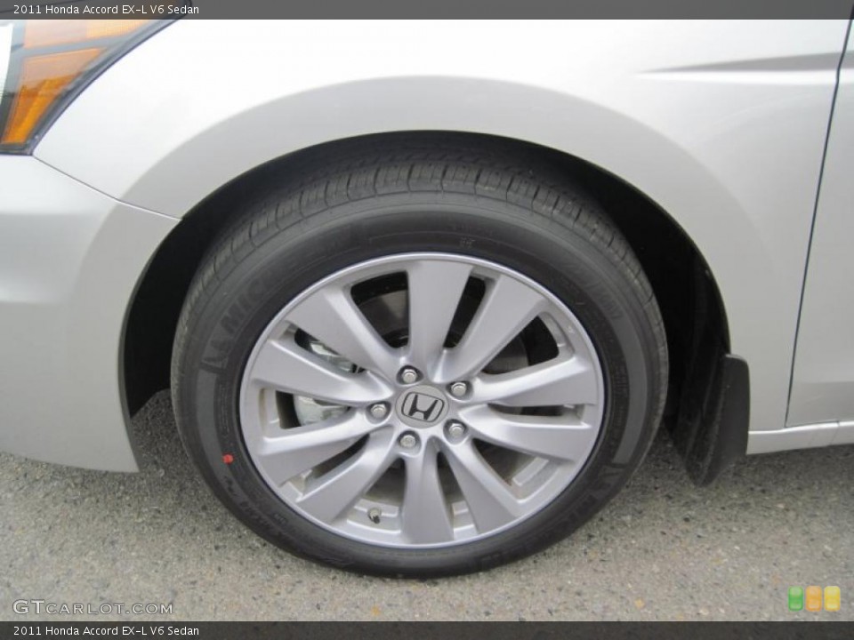 2011 Honda Accord EX-L V6 Sedan Wheel and Tire Photo #46389517