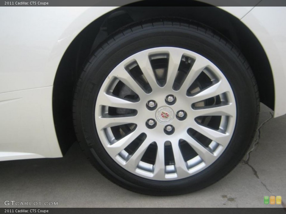 2011 Cadillac CTS Coupe Wheel and Tire Photo #46391158