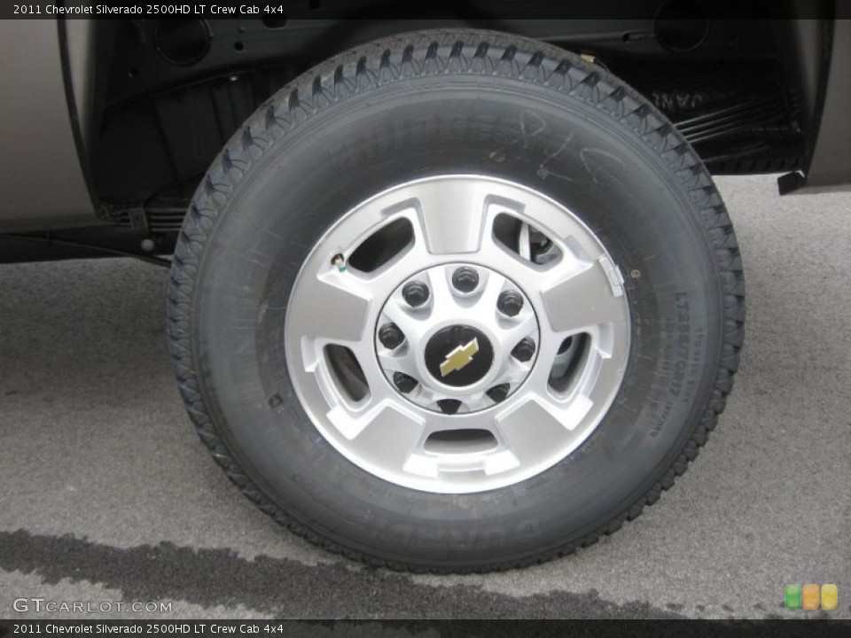 2011 Chevrolet Silverado 2500HD LT Crew Cab 4x4 Wheel and Tire Photo #46392161