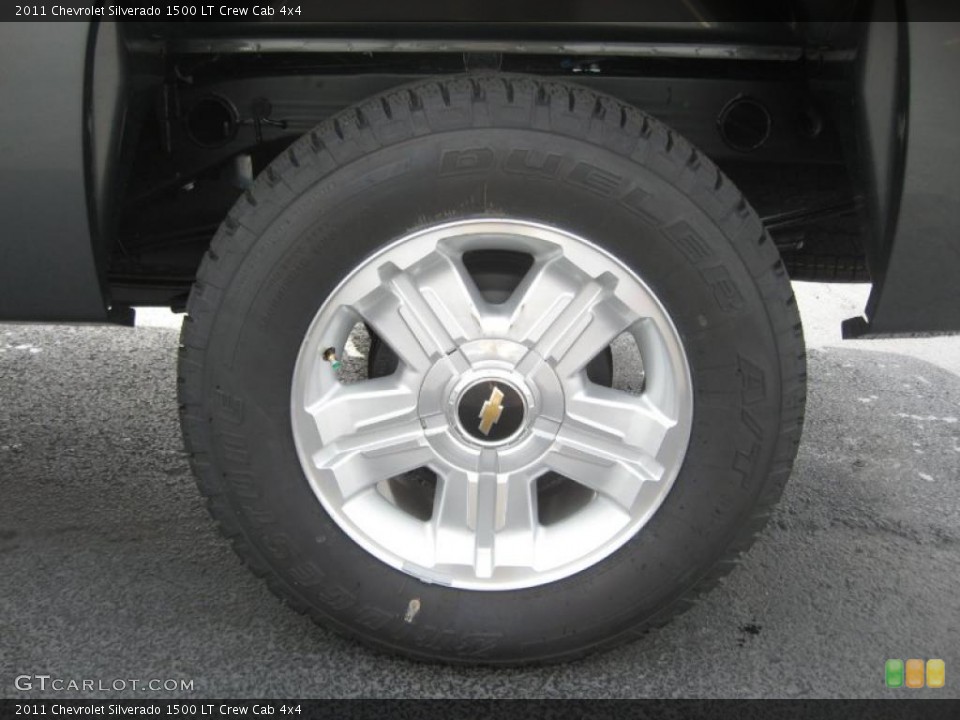 2011 Chevrolet Silverado 1500 LT Crew Cab 4x4 Wheel and Tire Photo #46392267