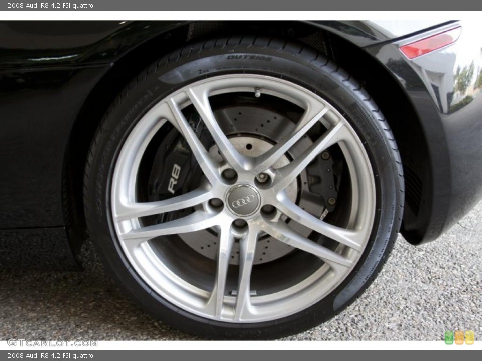 2008 Audi R8 4.2 FSI quattro Wheel and Tire Photo #46399091