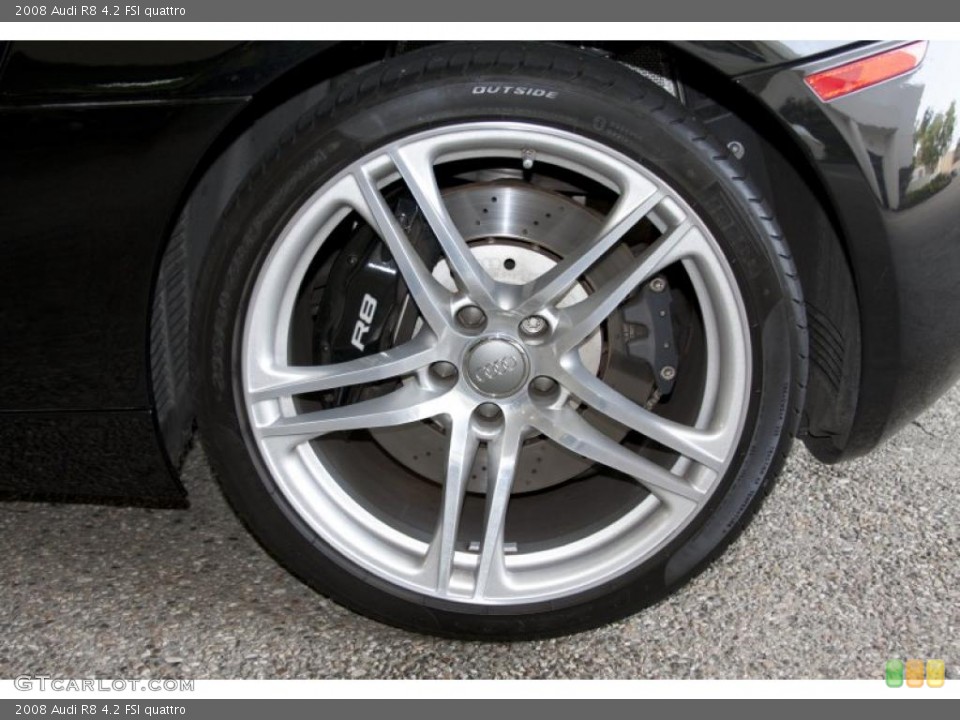 2008 Audi R8 4.2 FSI quattro Wheel and Tire Photo #46399104