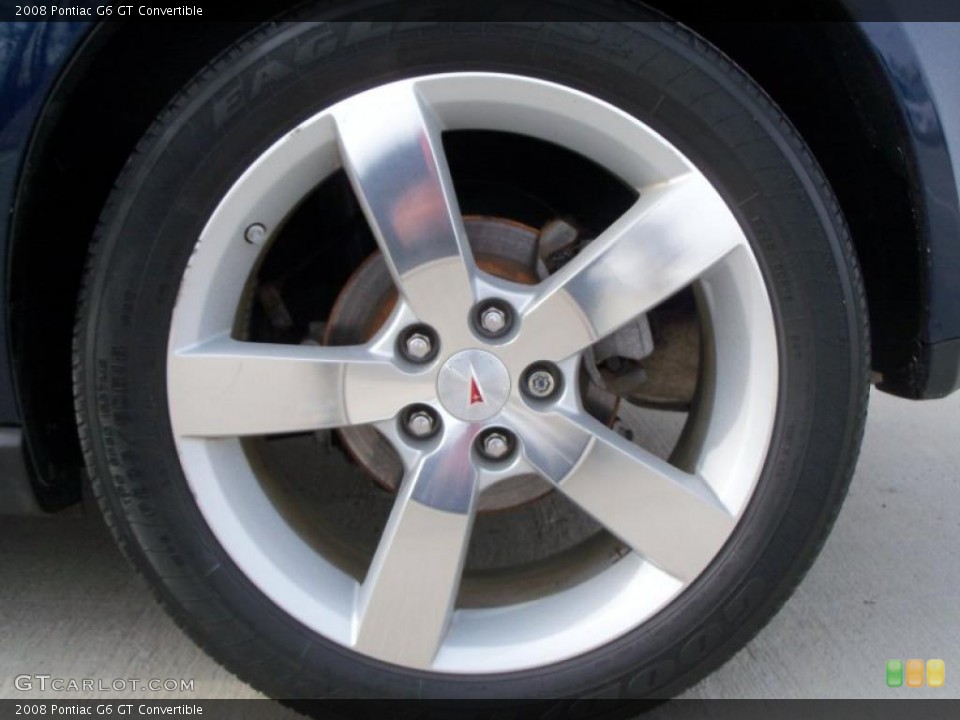 2008 Pontiac G6 GT Convertible Wheel and Tire Photo #46399365