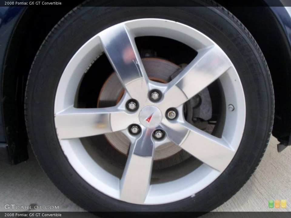 2008 Pontiac G6 GT Convertible Wheel and Tire Photo #46399396