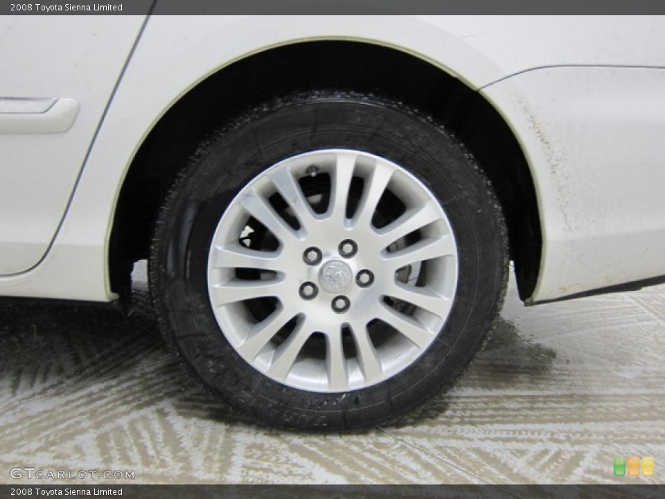 2008 Toyota Sienna Limited Wheel and Tire Photo #46402368