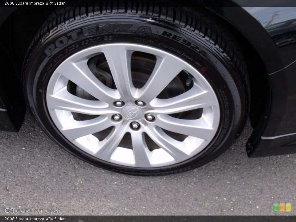 2008 Subaru Impreza WRX Sedan Wheel and Tire Photo #46402419