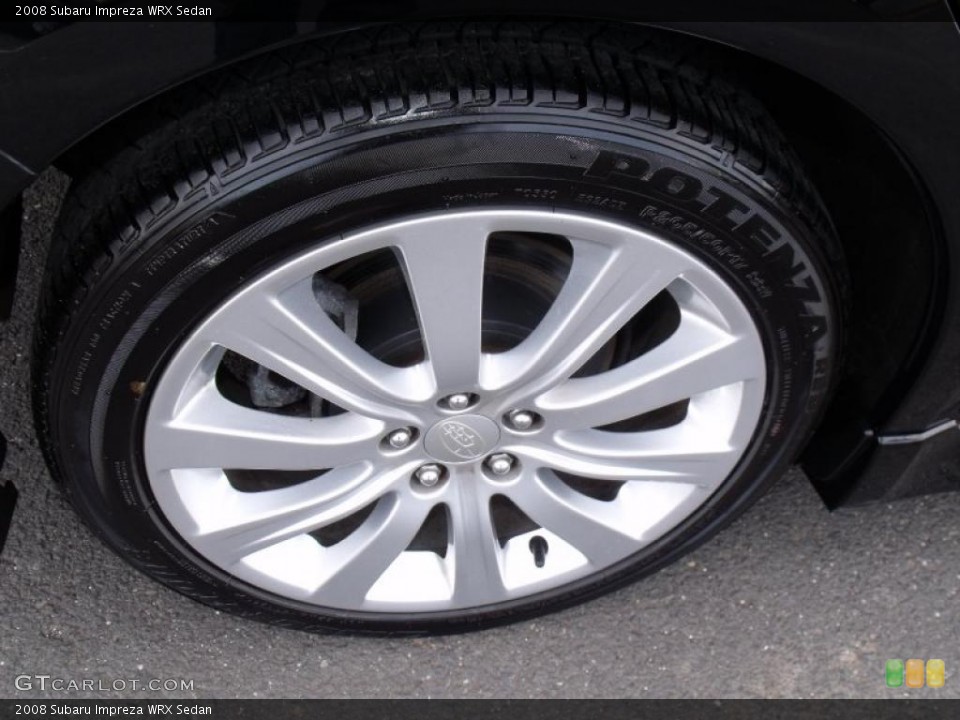 2008 Subaru Impreza WRX Sedan Wheel and Tire Photo #46402434