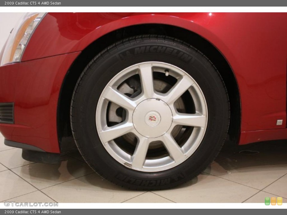 2009 Cadillac CTS 4 AWD Sedan Wheel and Tire Photo #46403184