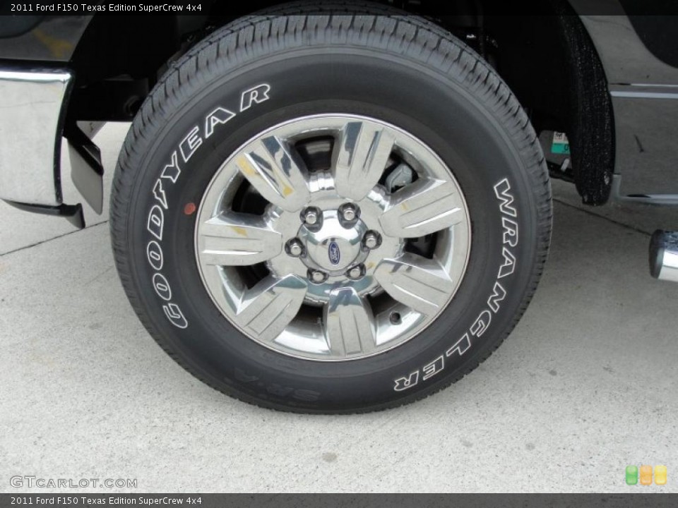 2011 Ford F150 Texas Edition SuperCrew 4x4 Wheel and Tire Photo #46406256