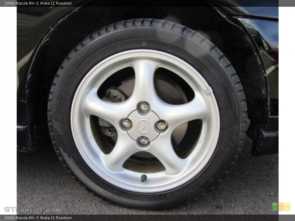 2000 Mazda MX-5 Miata LS Roadster Wheel and Tire Photo #46409031