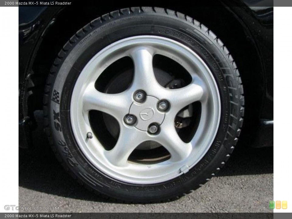2000 Mazda MX-5 Miata LS Roadster Wheel and Tire Photo #46409046