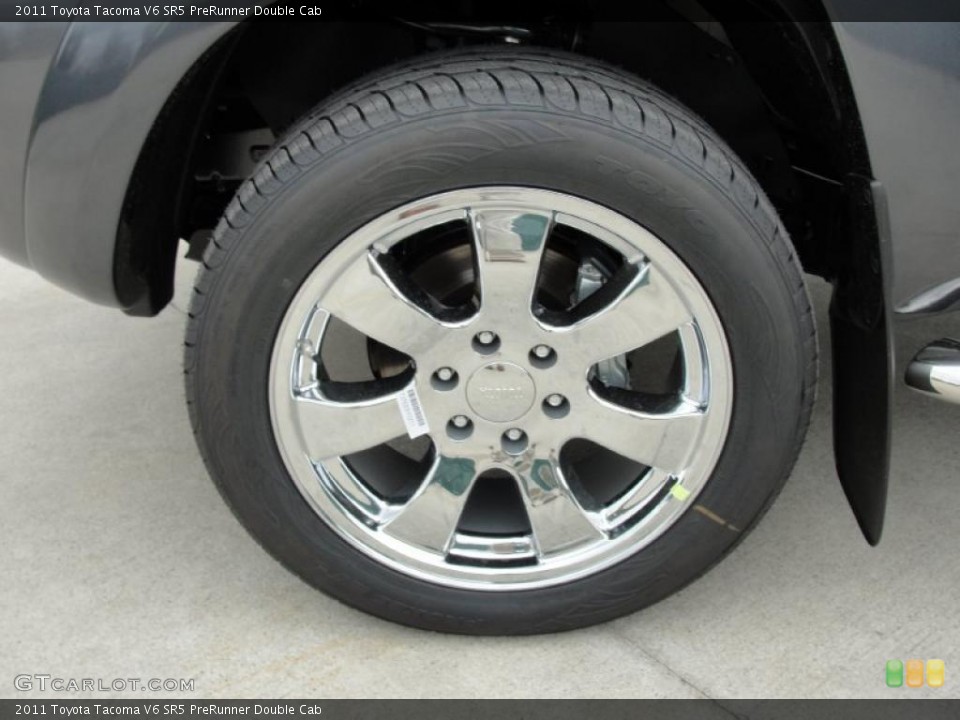 2011 Toyota Tacoma V6 SR5 PreRunner Double Cab Wheel and Tire Photo #46414719