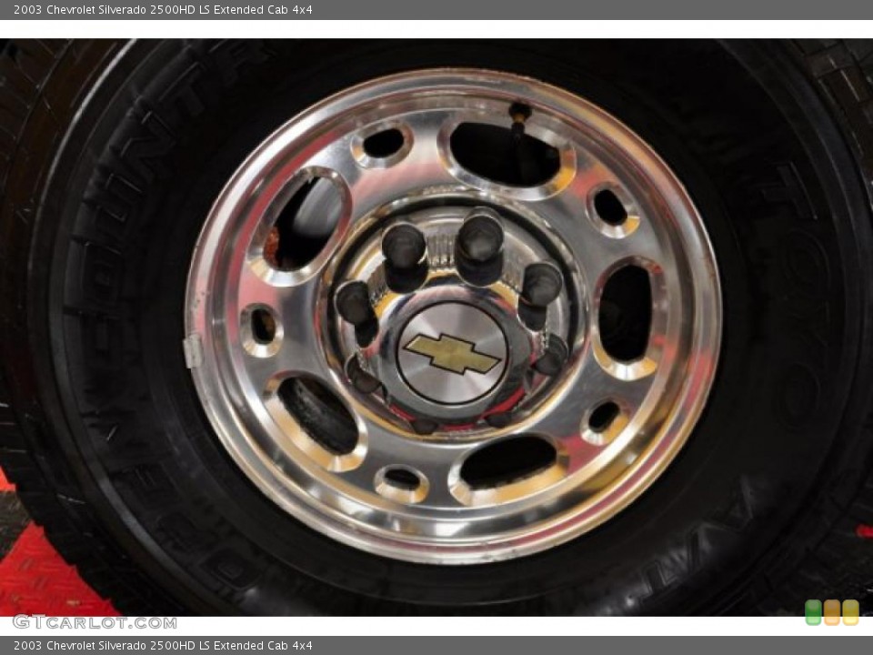 2003 Chevrolet Silverado 2500HD LS Extended Cab 4x4 Wheel and Tire Photo #46418310