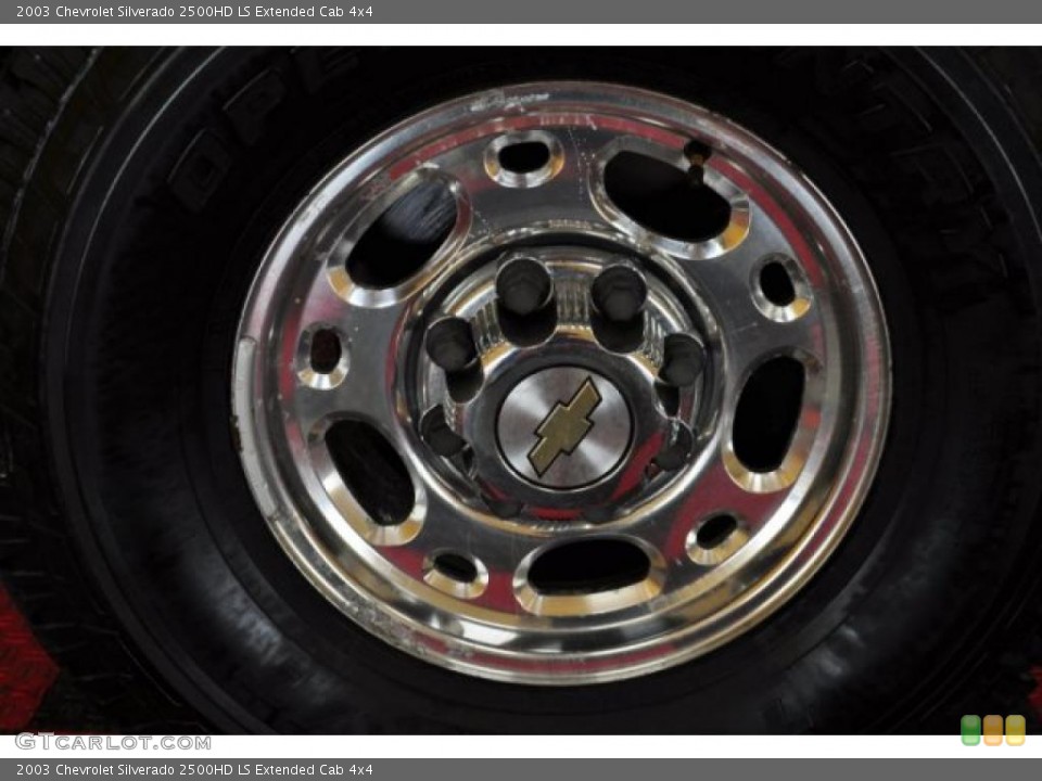 2003 Chevrolet Silverado 2500HD LS Extended Cab 4x4 Wheel and Tire Photo #46418337