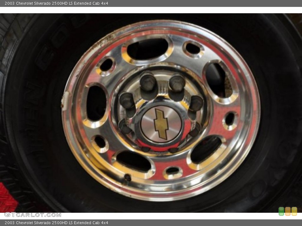 2003 Chevrolet Silverado 2500HD LS Extended Cab 4x4 Wheel and Tire Photo #46418355