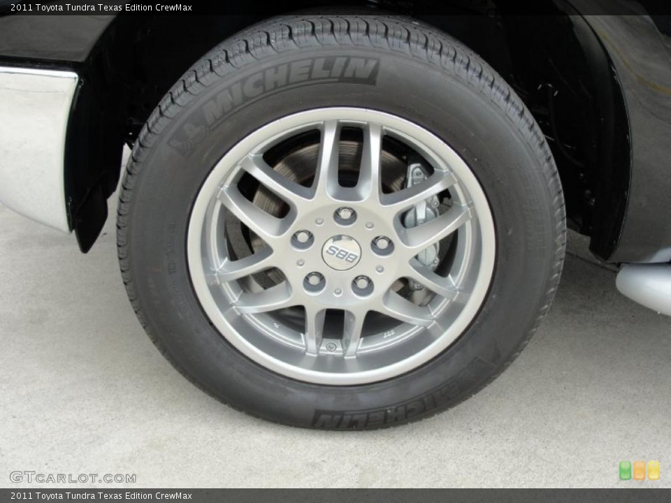 2011 Toyota Tundra Texas Edition CrewMax Wheel and Tire Photo #46420533