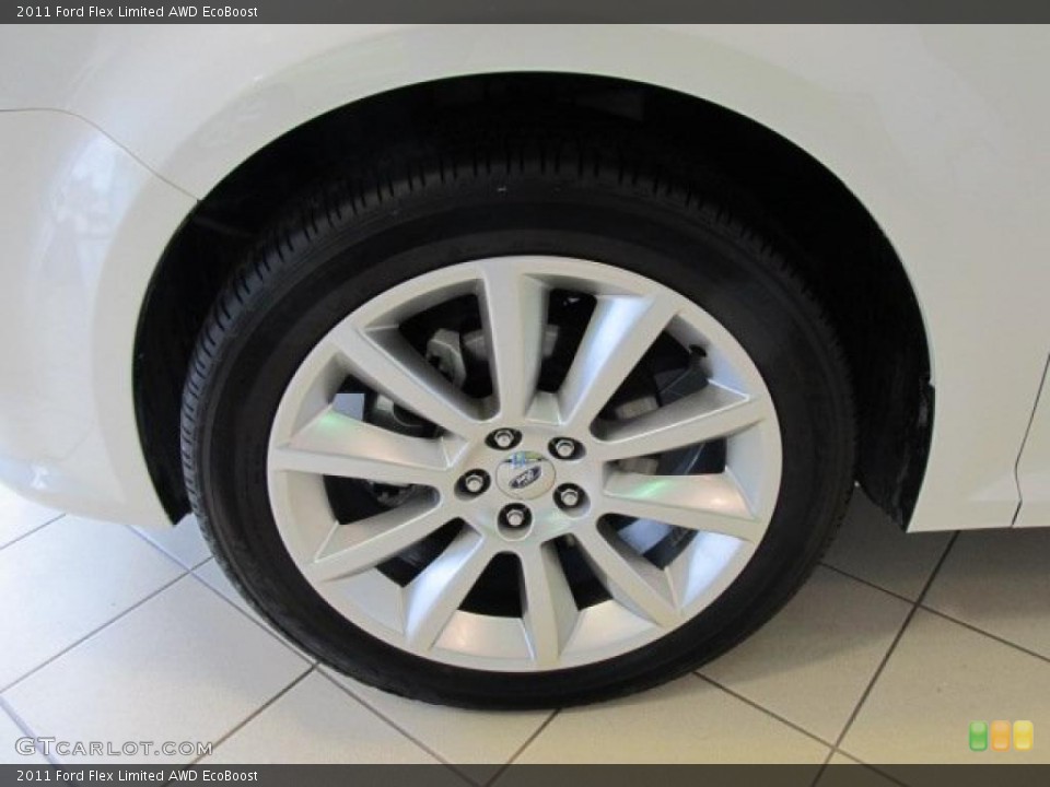 2011 Ford Flex Limited AWD EcoBoost Wheel and Tire Photo #46422414