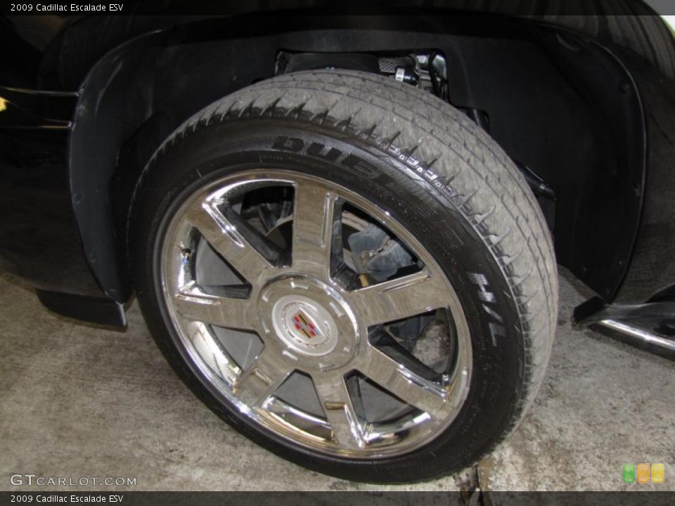 2009 Cadillac Escalade ESV Wheel and Tire Photo #46422639