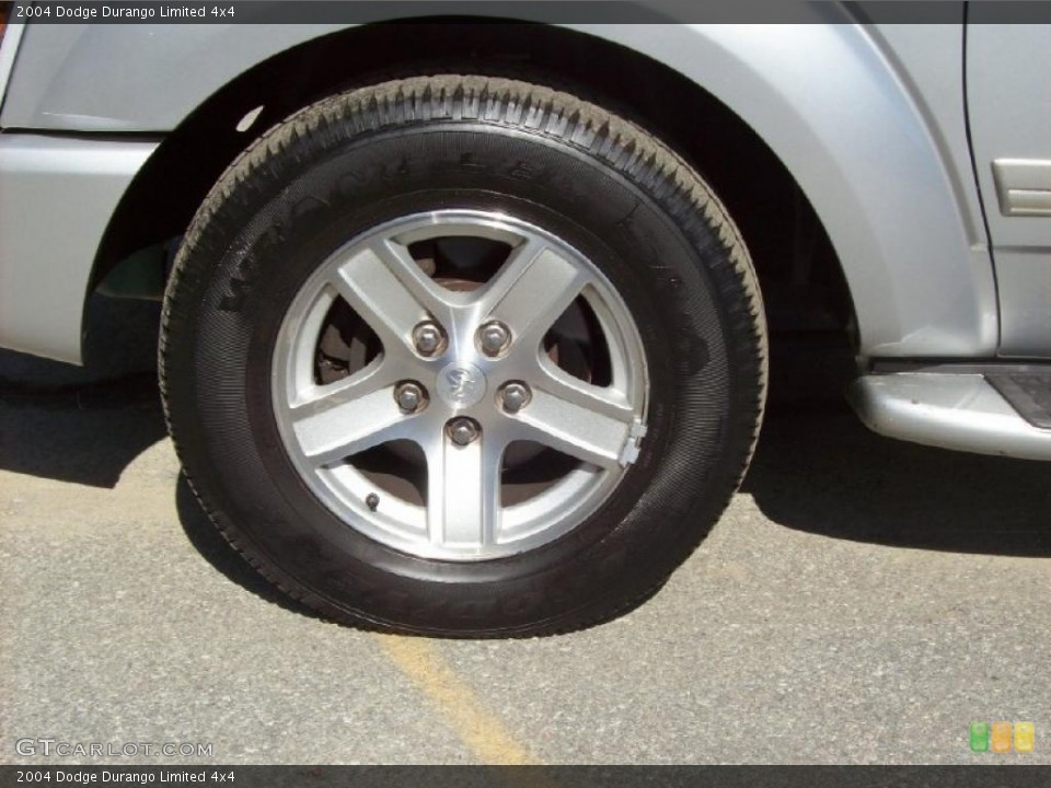2004 Dodge Durango Limited 4x4 Wheel and Tire Photo #46424565
