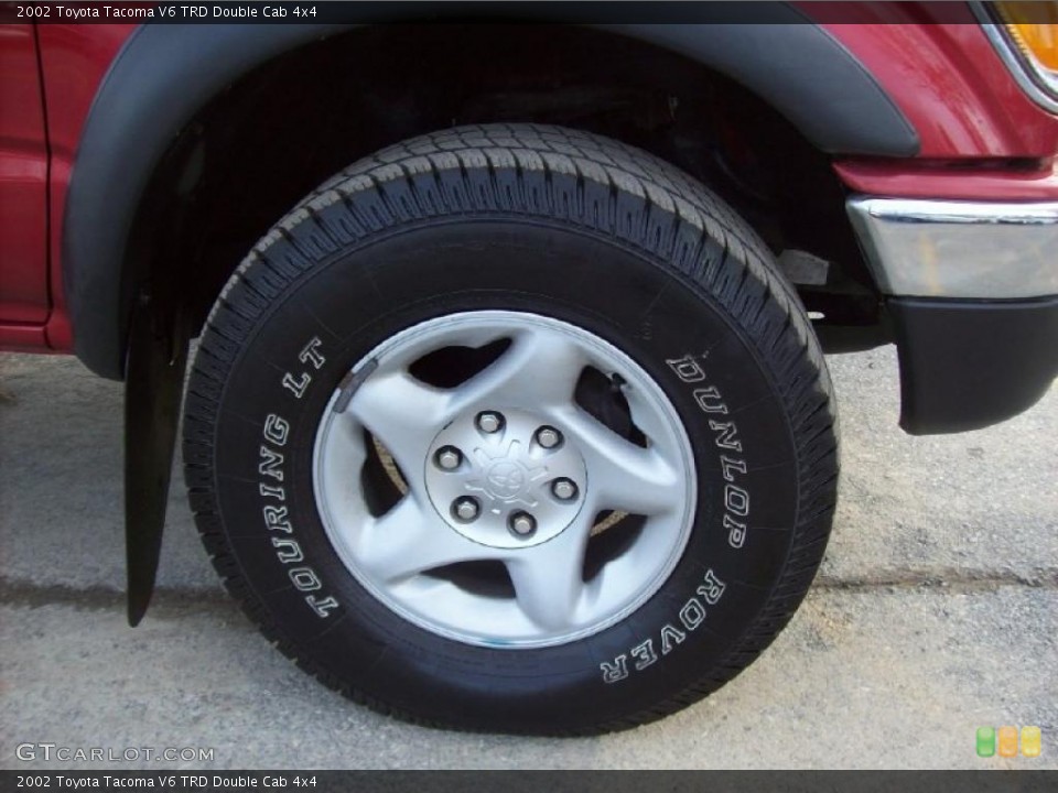 2002 Toyota Tacoma V6 TRD Double Cab 4x4 Wheel and Tire Photo #46426917