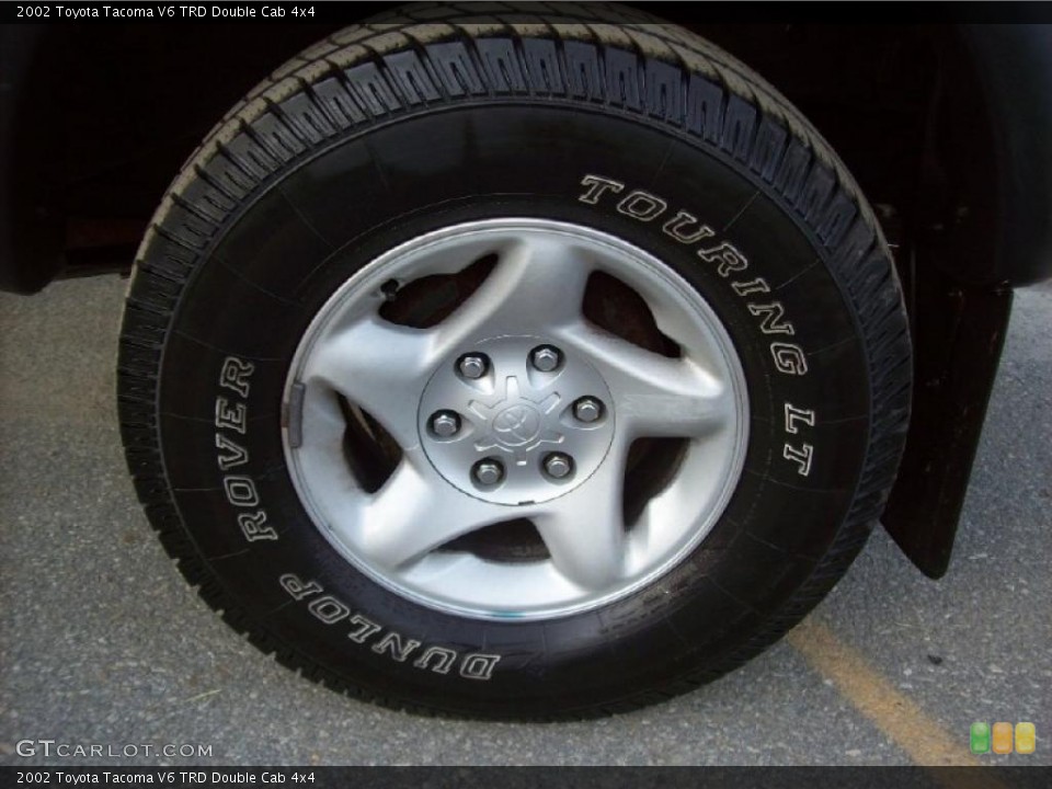2002 Toyota Tacoma V6 TRD Double Cab 4x4 Wheel and Tire Photo #46426947