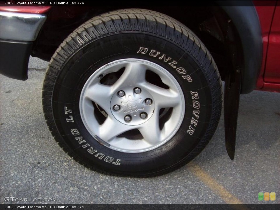 2002 Toyota Tacoma V6 TRD Double Cab 4x4 Wheel and Tire Photo #46426962
