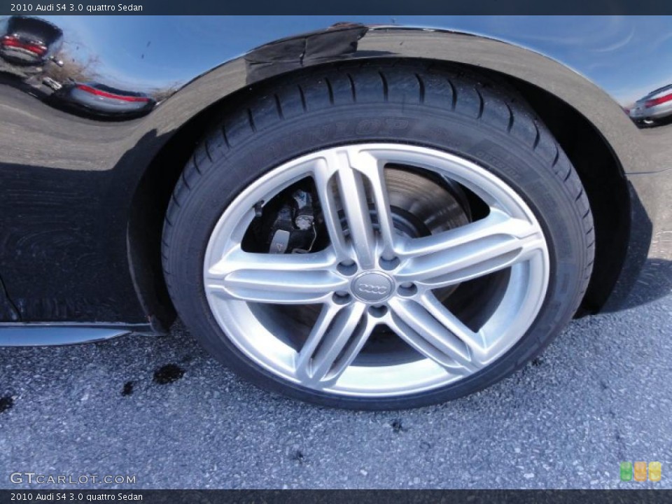 2010 Audi S4 3.0 quattro Sedan Wheel and Tire Photo #46427754