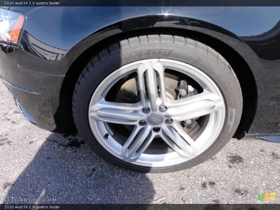 2010 Audi S4 3.0 quattro Sedan Wheel and Tire Photo #46427820