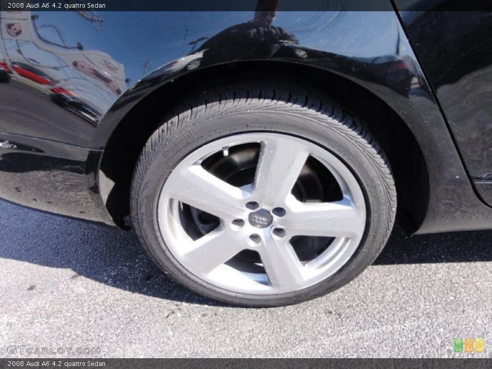 2008 Audi A6 4.2 quattro Sedan Wheel and Tire Photo #46428855