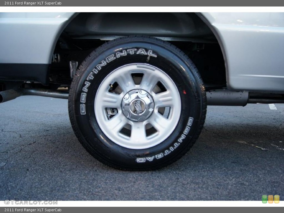 2011 Ford Ranger XLT SuperCab Wheel and Tire Photo #46430730
