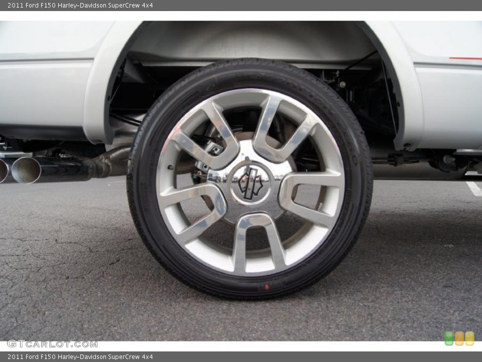 2011 Ford F150 Harley-Davidson SuperCrew 4x4 Wheel and Tire Photo #46431858