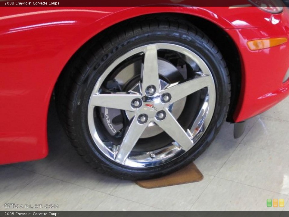 2008 Chevrolet Corvette Coupe Wheel and Tire Photo #46432071