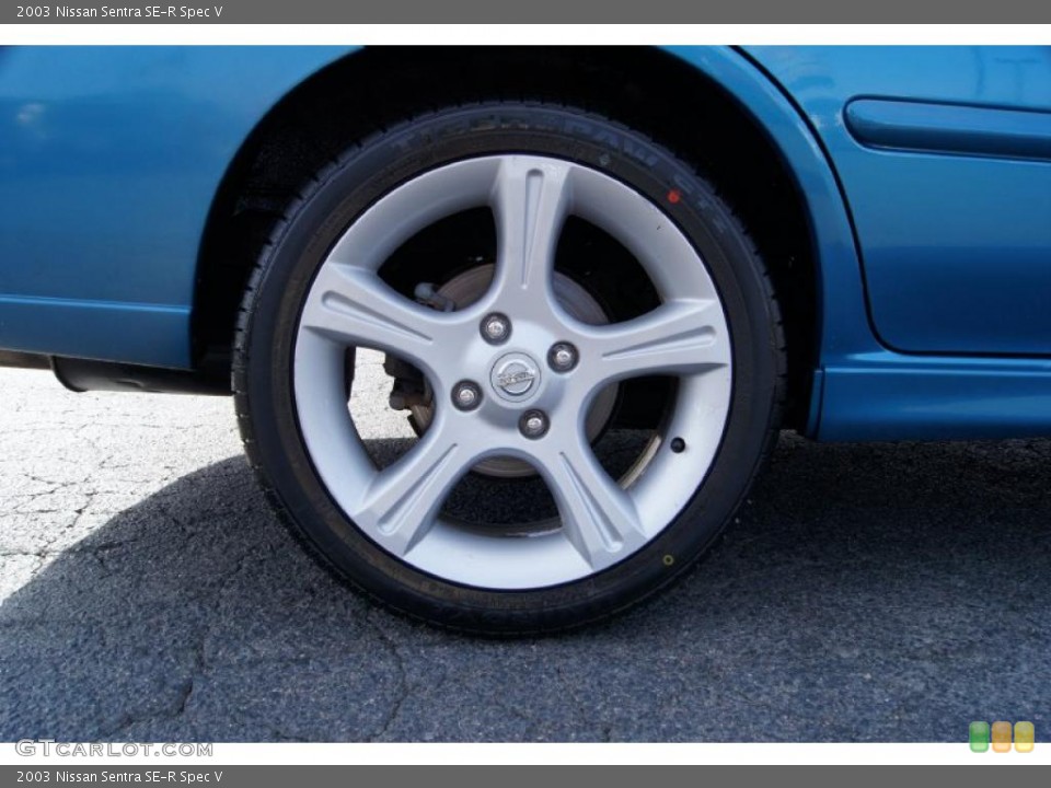 2003 Nissan Sentra SE-R Spec V Wheel and Tire Photo #46432626