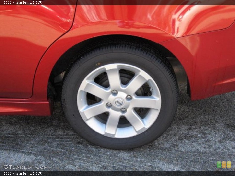 2011 Nissan Sentra 2.0 SR Wheel and Tire Photo #46433358