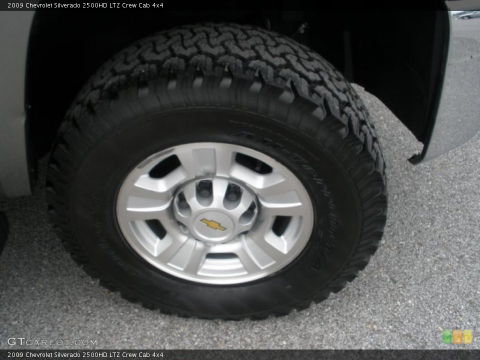 2009 Chevrolet Silverado 2500HD LTZ Crew Cab 4x4 Wheel and Tire Photo #46433778